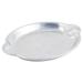 Bon Chef 2072 Oval Platter - 12 1/4" x 17", Aluminum, Silver