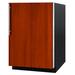 Summit AL54IF 24"W Undercounter Refrigerator w/ (1) Section & (1) Solid Door - Panel Ready, 115v, Black