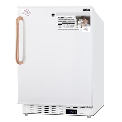 Summit ALFZ36LMCTBC 2.68 cu ft MOMCUBE Undercounter Breast Milk Freezer w/ 1 Solid Door - White, 115v
