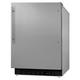 Summit ALR47BCSSHV 19 7/8" W Undercounter Refrigerator w/ (1) Section & (1) Door, 115v, Silver