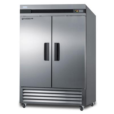Accucold ARS49ML 84" 2 Section Medical Refrigerator - Stainless Steel, 115v