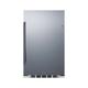 Summit FF195H34 3.13 cu ft Undercounter Refrigerator w/ Solid Door - Black, 115v, Silver