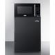 Summit MRF29KA 2.4 cu ft Refrigerator/Microwave Combo - Black, 115v