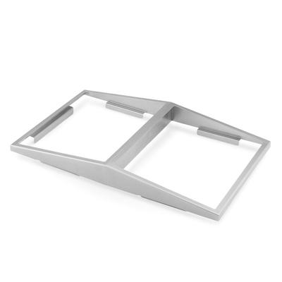 Vollrath 19184 Angled Adapter Plate, Holds Two 1/2 Size Pans, Stainless Steel, 2 Half-Size Pans