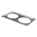 Vollrath 19192 Adapter Plate - (2) 8 3/8" Inset Holes, Stainless Steel, 2 Holes