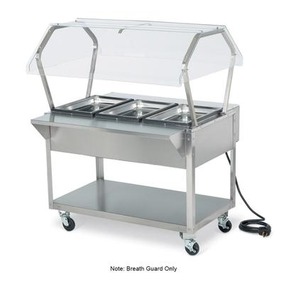 Vollrath 38063 46 1/2" Buffet Breath Guard - 46 1/2x35 3/8x23 1/2, Acrylic Shield