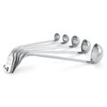 Vollrath 44572 5 Piece Measuring Spoon Ladle Assortment Pack -Stainless Steel