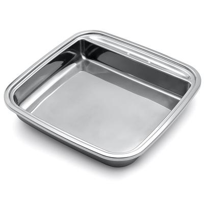 Vollrath 46137 6 qt Square Replacement Stainless Food Pan, Induction Chafer, Silver