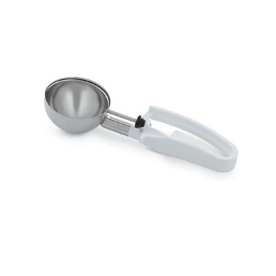 Vollrath 47390 4 7/10 oz White #6 Disher, Stainless Steel