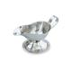 Vollrath 47573 3 oz Gravy/Sauce Boat - Gadroon Base, Stainless, Silver