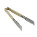 Vollrath 4781660 16"L Stainless Steel Utility Tongs - Tan, Beige