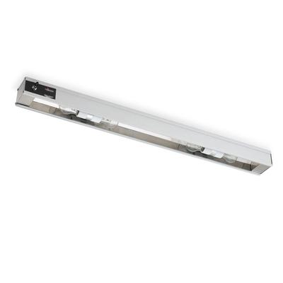 Vollrath 7286301 36" Strip Display Light - (6) 40 Watt Bulb, Built In Toggle Control, 120v, Silver