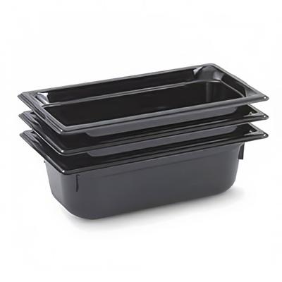 Vollrath 8046420 6"D Quarter Size Food Pan, Black