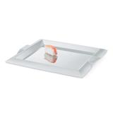 Vollrath 82092 18 1/2" Square Serving Tray - Handles, Stainless, Silver