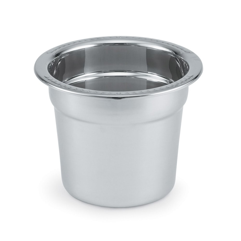 Vollrath 8230010 7 qt Miramar Decorative Soup Inset - Stainless, Silver