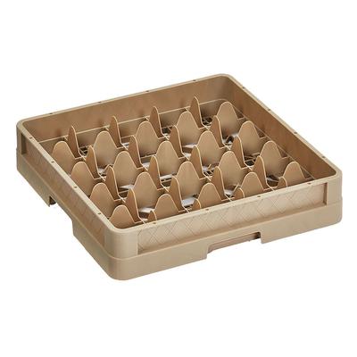 Vollrath CR6 Traex Full Size Glass Rack w/ (25) Compartments - Beige