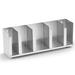 Vollrath CTL5 5 Section Lid Organizer w/ Straw Holder - 22 1/2" x 8", Stainless, Stainless Steel