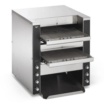 Vollrath CVT4-208DUAL Conveyor Toaster - 1100 Slices/hr w/ 1 1/2" to 3" Product Opening, 208v/1ph, 208 V, Stainless Steel