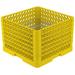 Vollrath PM1912-6 Dishwasher Rack - 19 Plate Capacity, 6 Extenders, Yellow