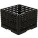 Vollrath PM2011-6 Dishwasher Rack - 20 Plate Capacity, 6 Extenders, Black