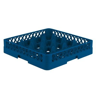 Vollrath TR-8-44 Rack-Master Glass Rack w/ (16) Compartments - Royal Blue