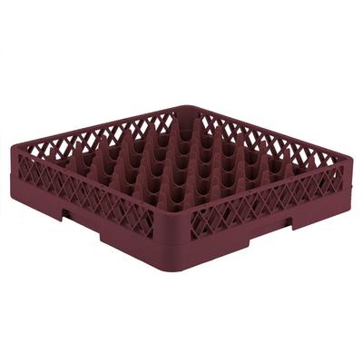 Vollrath TR-9-21 Rack-Master Glass Rack w/ (49) Compartments - Burgundy, Red