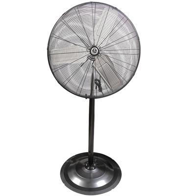 TPI CACU30P 30" Pedestal Mount Fan w/ 3 Speed Settings, Circulator, Black, 120 V