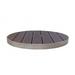 emu A1482 35" Round Sid Outdoor Table Top - Aluminum, Wenge, Wood-Look Aluminum