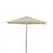 emu 986 8 1/2 ft Hexagon Top Shade Umbrella - Black Fabric, Aluminum Pole