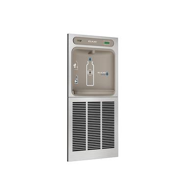 Elkay EZWSGRN8K In Wall Bottle Filling Station w/ Sensor Activation - Refrigerated, Non Filtered, Gray