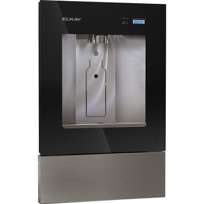 Elkay LBWD00BKC Built In Filtered Water Dispenser - Hands Free, Non Refrigerated, Black/Stainless, Non-Refrigerated, 115 V