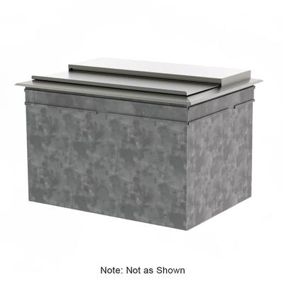 Perlick DI36IC 38" x 19 1/4" Drop In Ice Bin w/ 80 lb Capacity - Stainless Steel