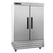 Centerline by Traulsen CLBM-49R-HS-RR 54" 2 Section Reach In Refrigerator, (4) Right Hinge Solid Doors, 115v, Bottom Mount, Silver