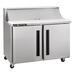 Centerline by Traulsen CLPT-3615-SD-LL 36" Sandwich/Salad Prep Table w/ Refrigerated Base, 115v, (15) 1/6 Size Pans, Roll-Top Lid, Stainless Steel