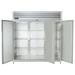 Traulsen G31010 Dealer's Choice 76" 3 Section Reach In Freezer, (3) Solid Doors, 115v, 9 Shelves, 69.35 cu. ft, Silver