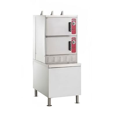 Vulcan C24GA6 NG (6) Pan Convection Commercial Steamer - Cabinet, Natural Gas, Stainless Steel, Gas Type: NG