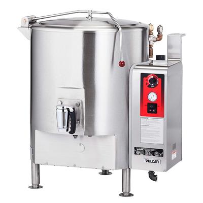 Vulcan GS60E LP 60 gal Steam Kettle - Stationary, Full Jacket, Liquid Propane, Stainless Steel, Gas Type: LP