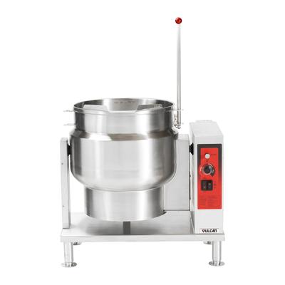 Vulcan K20ETT 20 gal Steam Kettle - Manual Tilt, 2/3 Jacket, 208v/3ph, Stainless Steel