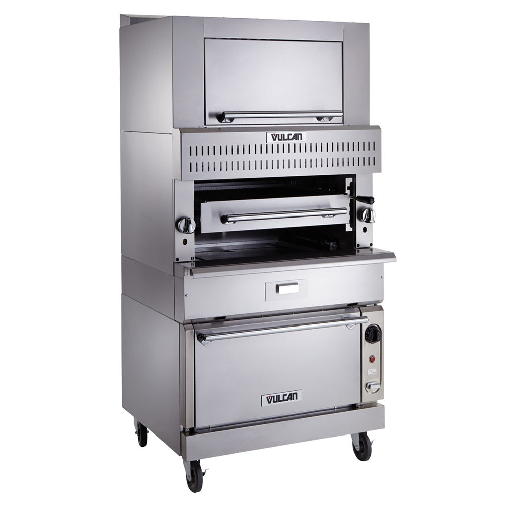 Vulcan VIR1SF NG Deck-Broiler w/ Infrared Burners, Standard Oven, Natural Gas, Stainless Steel, Gas Type: NG