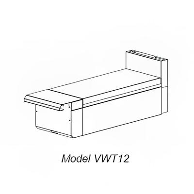 Vulcan VWT24 LP 24" Heavy Duty Range, Range Line Work Surface, Modular, Liquid Propane, Stainless Steel, Gas Type: LP