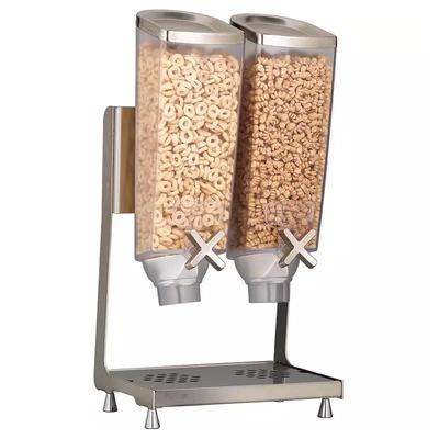 Rosseto EZP2746 EZ-Pro Countertop Dry Food Dispenser, (2) 1 gal Hoppers, Stainless Steel