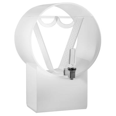 Rosseto LD174 3 gal Beverage Dispenser - Plastic Container, White Base