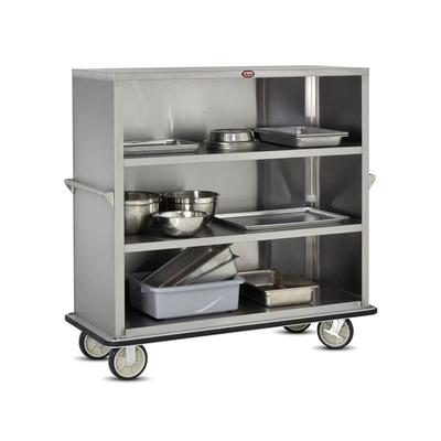 FWE UCE-415 Enclosed Banquet Cart - 4 Levels, 1600 lb. Capacity, Stainless, Stainless Steel