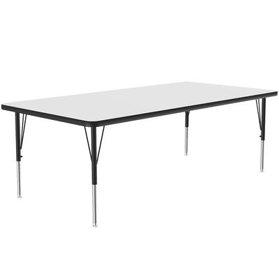 Correll A3672-REC-36-09-09 Activity Table w/ 1 1/4" High Pressure Top, 72"W x 36"D, White