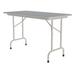 Correll CF2448PX 15 48" Rectangular Folding Table w/ Gray Granite Top, 29"H