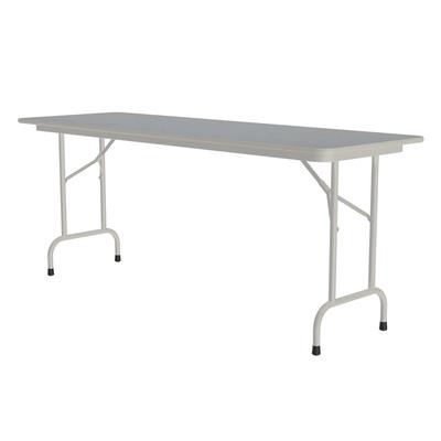 Correll CF2472PX 15 72" Rectangular Folding Table w/ Gray Granite Top, 29"H