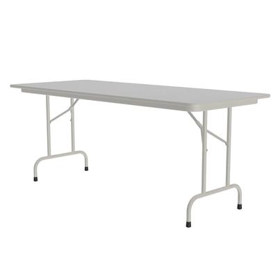 Correll CF3096PX15 96" Rectangular Folding Table w/ Gray Granite Top, 29"H