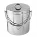 Tablecraft H303 Cash And Carry Ice Bucket w/ Tongs, Stainless Steel