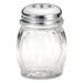 Tablecraft P260SL 6 oz Swirl Polycarbonate Shaker w/ Chrome Plated Slotted Top, Clear