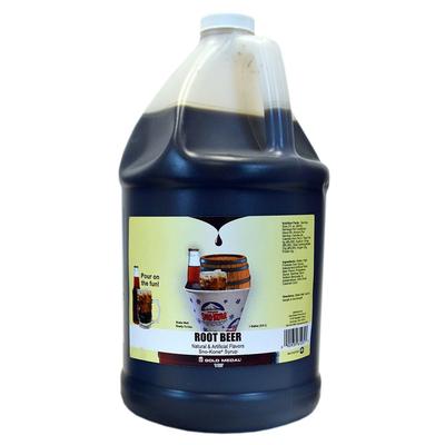 Gold Medal 1231 Root Beer Snow Cone Syrup, Ready-To-Use, (4) 1 gal Jugs